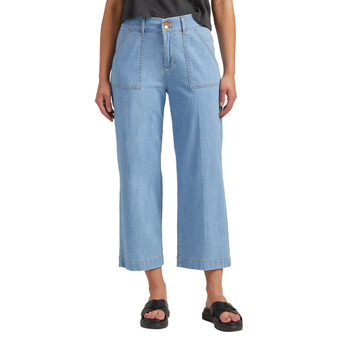 Women's High Rise Cropped Utility Jeans