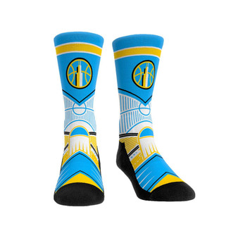 Men's and Women's Socks Chicago Sky Full Court Press Crew Socks