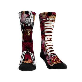 Men's and Women's Socks Donovan Mitchell Cleveland Cavaliers Big Player Crew Socks