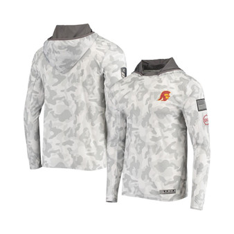 Men's Arctic Camo USC Trojans OHT Military-Inspired Appreciation Long Sleeve Hoodie Top