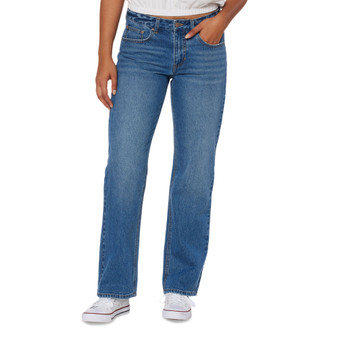 Juniors' Lizzie Straight-Leg Low Rise Jeans