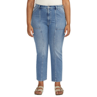 Plus Size Relaxed Fit Denim Carpenter Jeans