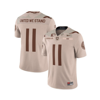 Men's #11 Oatmeal Army Black Knights Rivalry Special Game Jersey