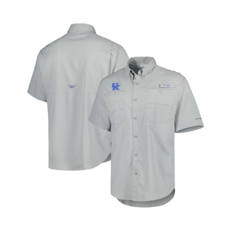 Men's Gray Kentucky Wildcats Tamiami Omni-Shade Button-Down Shirt