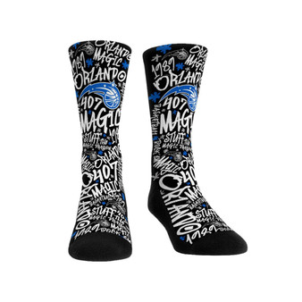Men's and Women's Socks Orlando Magic Graffiti Crew Socks