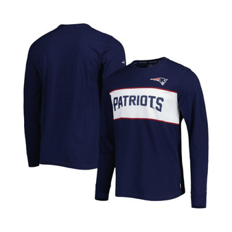 Men's Navy New England Patriots Peter Team Long Sleeve T-shirt