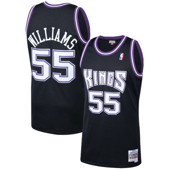 Men's Jason Williams Black Sacramento Kings 2000-01 Hardwood Classics Swingman Player Jersey