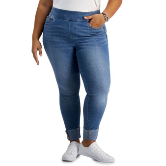 TH Flex Plus Size Gramercy Pull-On Skinny Jeans, Created for Macy's