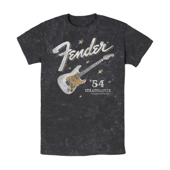 Men's Fender Western Stratocaster Short Sleeve Mineral Wash T-shirt