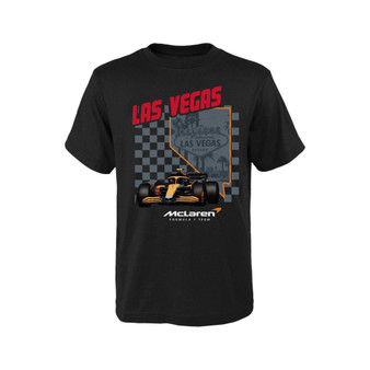 Men's Black McLaren F1 Team The Circuit Las Vegas T-shirt
