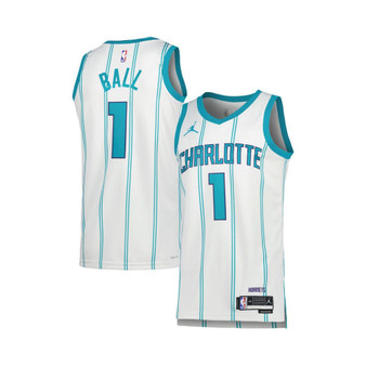 Men's and Women's Brand LaMelo Ball White Charlotte Hornets 2022/23 Swingman Jersey - Association Edition
