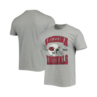 Men's Heathered Gray Arizona Cardinals Helmet T-shirt