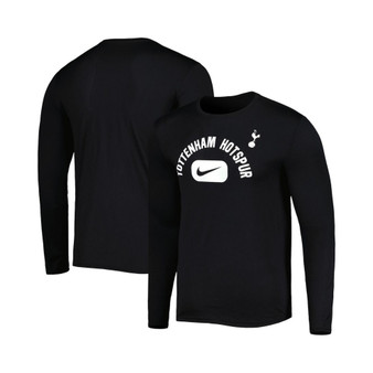 Men's Black Tottenham Hotspur Lockup Legend Performance Long Sleeve T-shirt