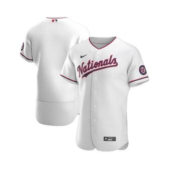 Men's White Washington Nationals Alternate Authentic Team Jersey