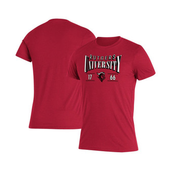 Men's Scarlet Rutgers Scarlet Knights Along The Shadow Tri-Blend T-shirt