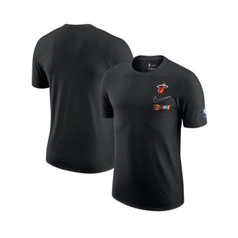 Men's Black Miami Heat 2022/23 City Edition Courtside Max90 Vintage-Like Wash T-shirt