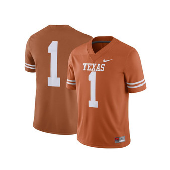 Men's Texas Orange Texas Longhorns #1 Home Game Jersey