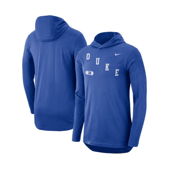 Men's Royal Duke Blue Devils Team Performance Long Sleeve Hoodie T-shirt