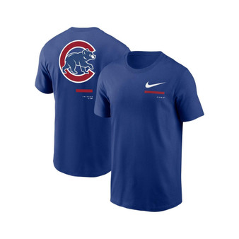 Men's Royal Chicago Cubs Over the Shoulder T-shirt