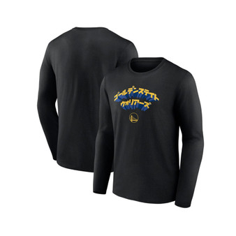 Men's Branded Golden State Warriors Japanese Heritage Long Sleeve T-shirt