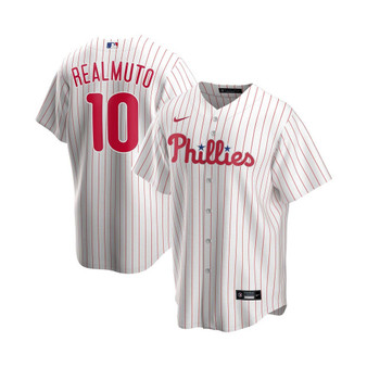 Men's JT Realmuto White Philadelphia Phillies Home Replica Player Name Jersey