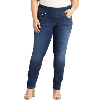 Plus Size Nora Mid Rise Skinny Pull-On Jeans