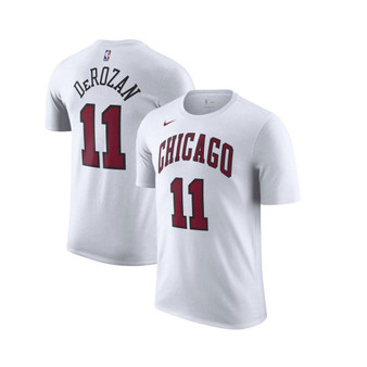 Men's DeMar DeRozan White Chicago Bulls 2022/23 City Edition Name and Number T-shirt