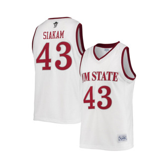 Men's Pascal Siakam White New Mexico State Aggies Alumni Commemorative Replica Basketball Jersey