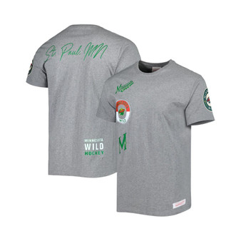 Men's Heather Gray Minnesota Wild City Collection T-shirt