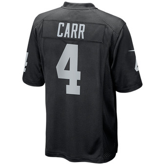 Men's Derek Carr Las Vegas Raiders Game Jersey