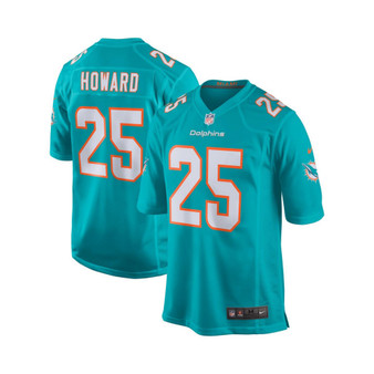 Men's Xavien Howard Aqua Miami Dolphins Game Jersey