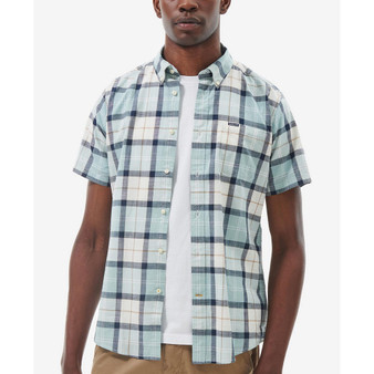 Men's Delton Tailored Fit Short Sleeve Button-Down Shirt
