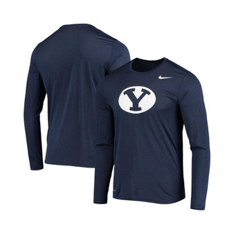 Men's Navy BYU Cougars School Logo Legend Performance Long Sleeve T-shirt