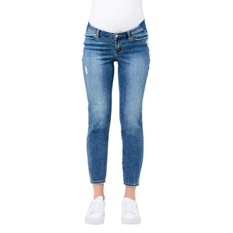 Maternity Dylan Distressed Jean Blue