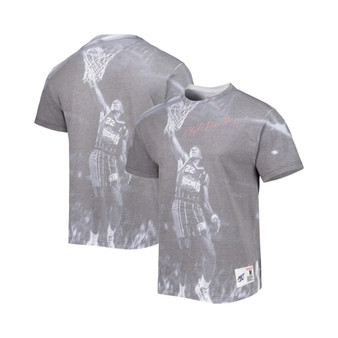 Men's Clyde Drexler Gray Houston Rockets Above The Rim Sublimated T-shirt
