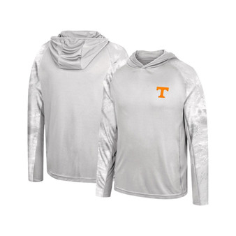 Men's Gray, Realtree Camo Tennessee Volunteers Gulf Stream Raglan Long Sleeve Hooded T-shirt
