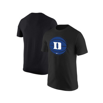 Men's Black Duke Blue Devils Basketball Logo T-shirt