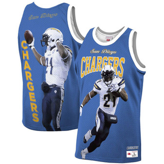 Men's LaDainian Tomlinson Powder Blue San Diego Chargers Retired Player Tank Top