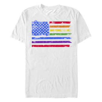 Men's Watercolor Pride Short Sleeve Crew T-shirt