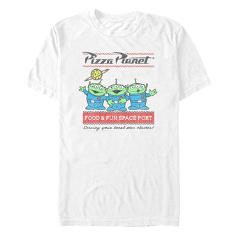 Men's Pizza Planet Surf Short Sleeve Crew T-shirt