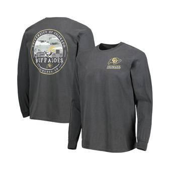 Men's Black Colorado Buffaloes Circle Campus Scene Long Sleeve T-shirt