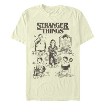 Stranger Things Men's Group Shot Classes Short Sleeve T-Shirt
