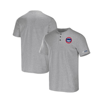 Men's Darius Rucker Collection by Heather Gray Chicago Cubs Henley T-shirt