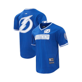 Men's Blue Tampa Bay Lightning Classic Mesh V-Neck T-shirt