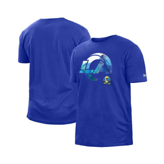 Men's Blue Los Angeles Rams 2022 Sideline Ink Dye T-shirt