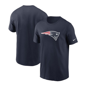 Men's Navy New England Patriots Primary Logo T-shirt