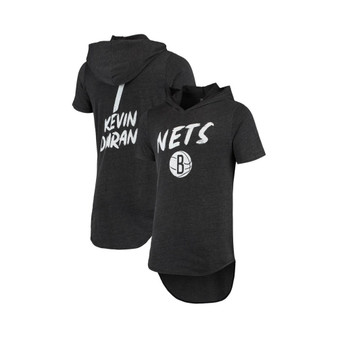 Men's Kevin Durant Black Brooklyn Nets Tri-Blend Hoodie T-shirt