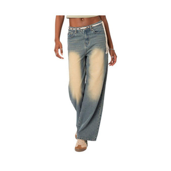 Women's Braya Washed Low Rise Baggy Jeans