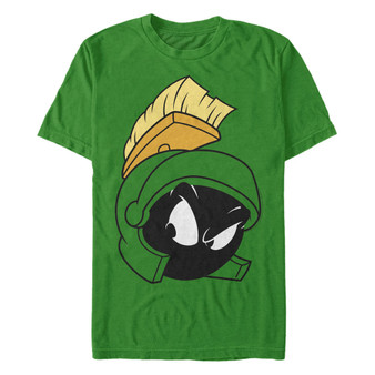 Looney Tunes Men's Marvin The Martian Attitude Big Face Short Sleeve T-Shirt