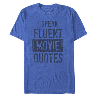 Men's Speak Movies Short Sleeve Crew T-shirt